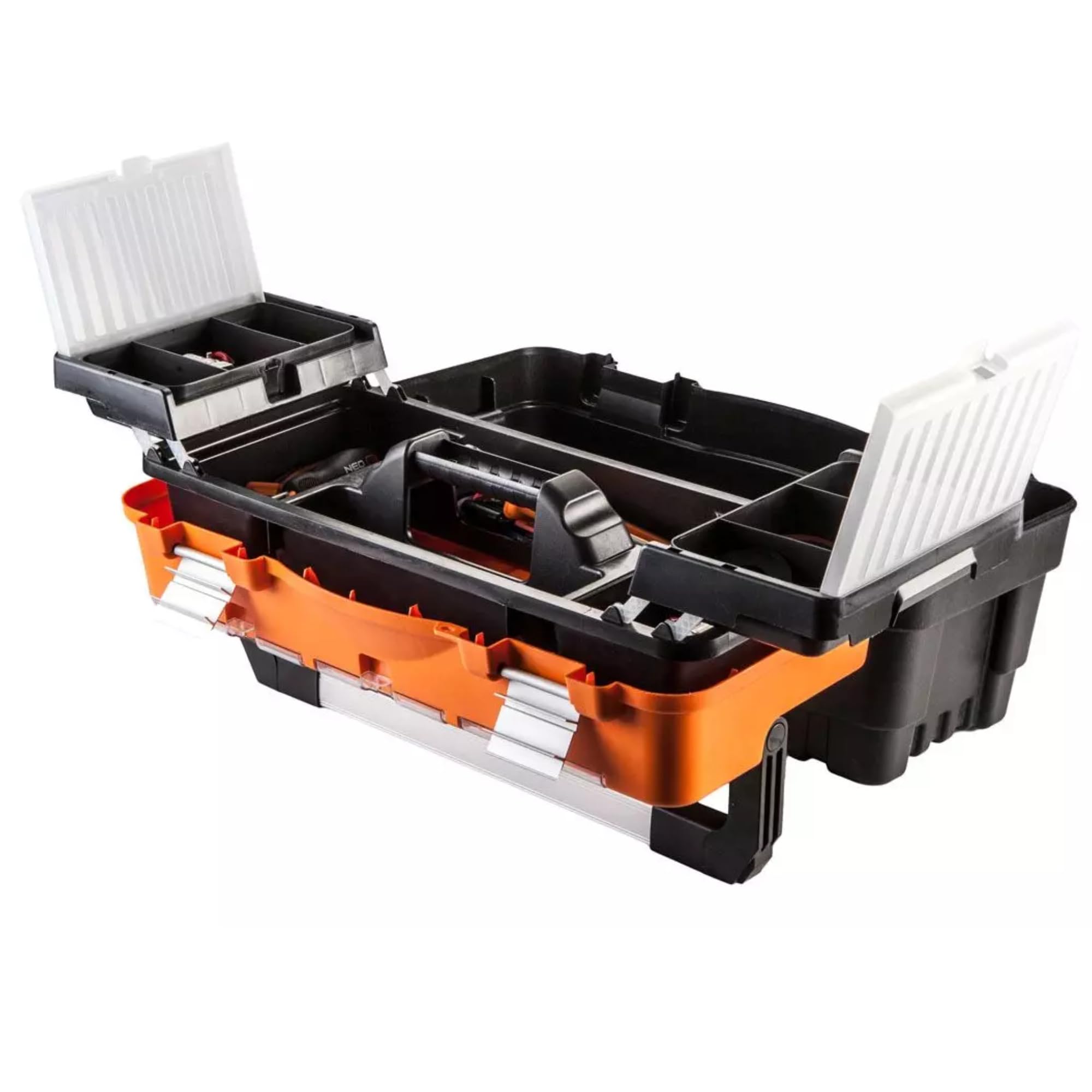 NEO TOOLS 84-105 boîte à outils orange noir 547 mm poignée