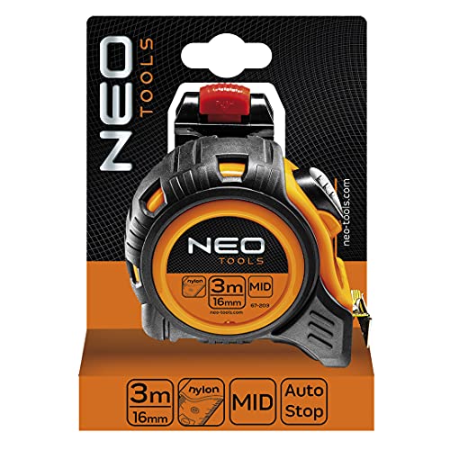 NEO TOOLS Mètre Ruban 3 m x 16 mm Autobloquant