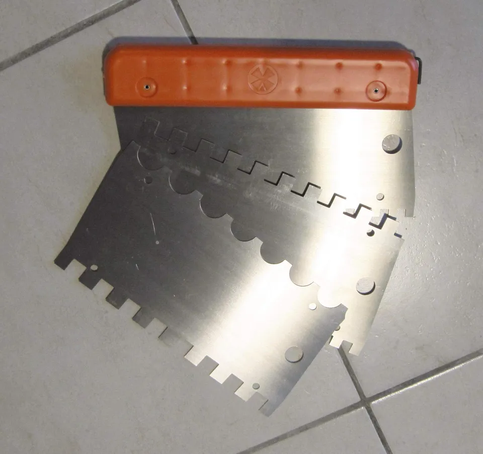 Mondelin 225201 kit lames à carreler 3 lames acier