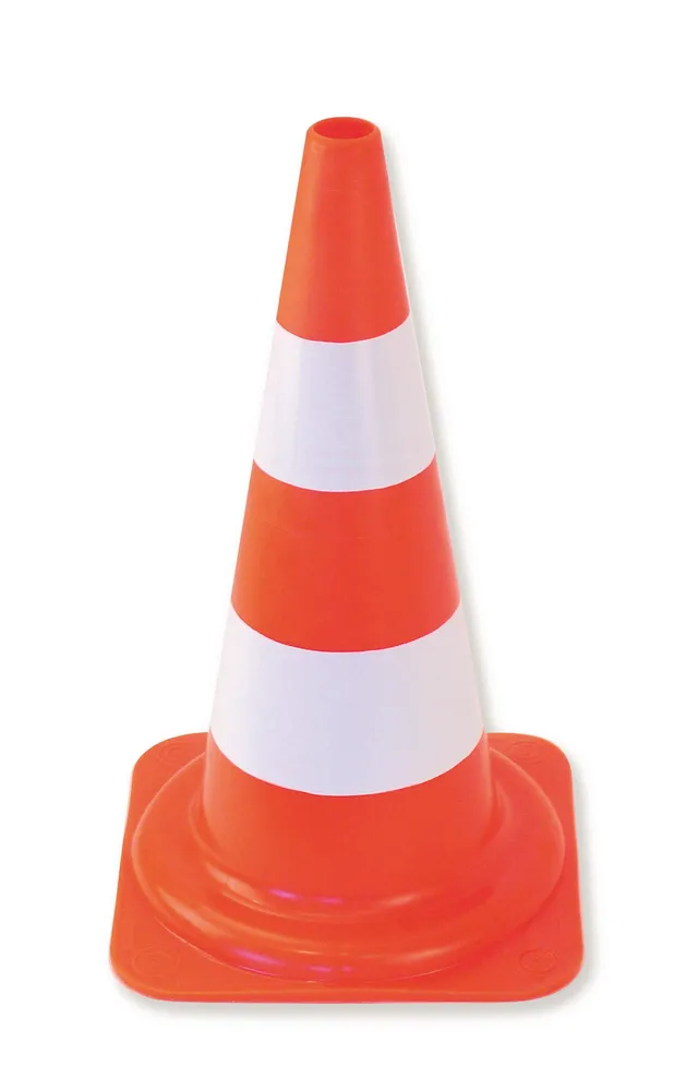 Mondelin Cône de signalisation 50 cm orange chantier