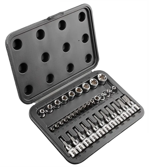 NEO TOOLS 08-711 coffret douilles Torx 3/8 34 pièces
