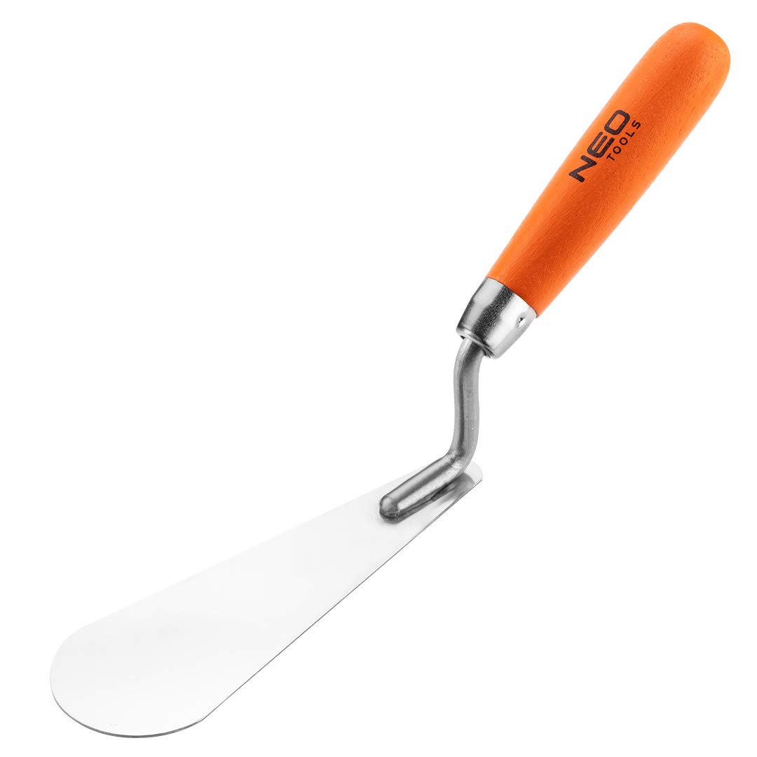 NEO TOOLS truelle langue de chat inox 165 mm manche bois
