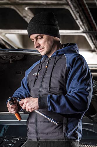 NEO TOOLS bonnet de travail noir doublure polaire hiver