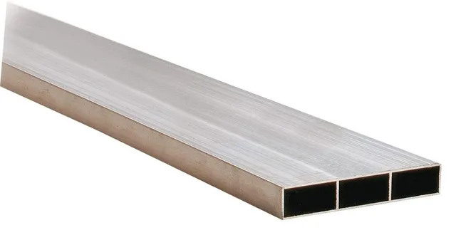 Mondelin règle maçon alu 2 m 100x18 double nervure rigide