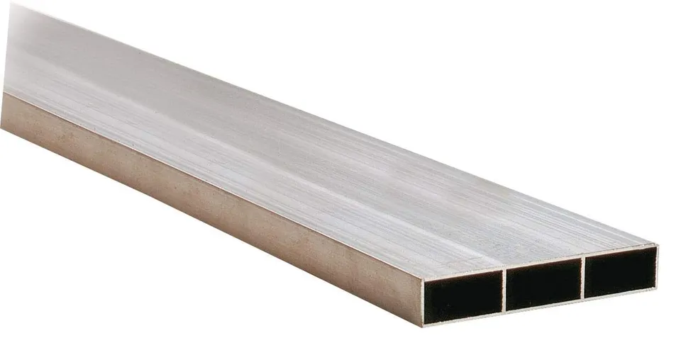 Mondelin règle maçon alu 2 m 100x18 double nervure rigide