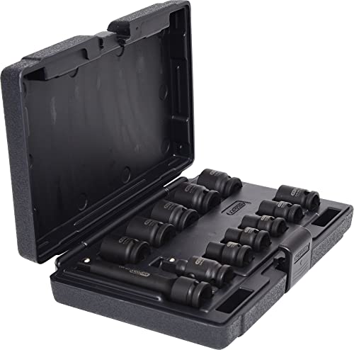 KS Tools 515.0112 Coffret douilles à choc 1/2" 12 pièces Cr-Mo