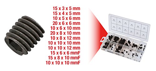 KS Tools 970.0400 assortiment vis sans tête 160 pcs acier