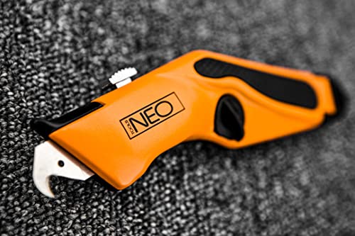 NEO Tools cutter lame rétractable corps métal antidyrapant