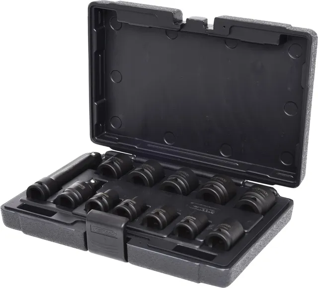 KS Tools 515.0112 Coffret douilles à choc 1/2" 12 pièces Cr-Mo