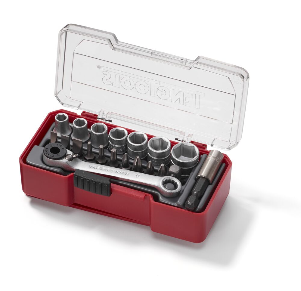 Teng Tools coffret douilles 1/4" 6 pans 20 pièces