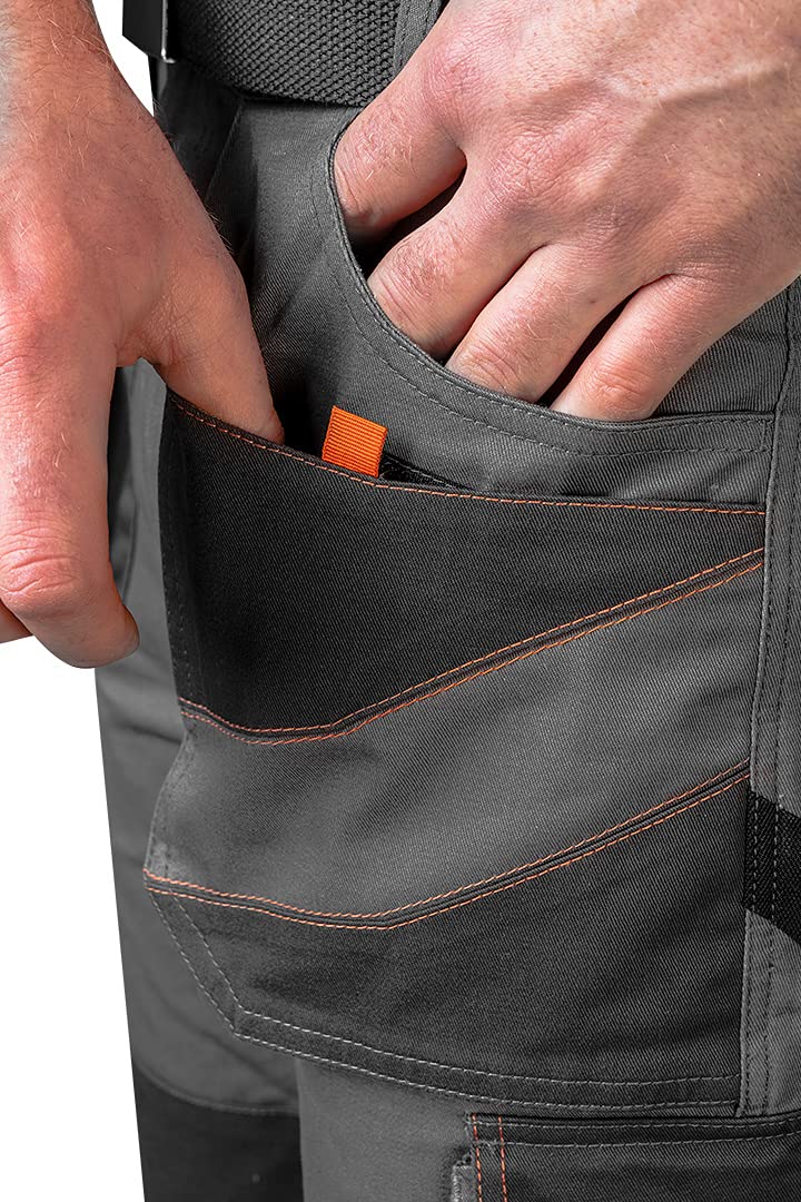 NEO Tools short de travail homme gris M coton