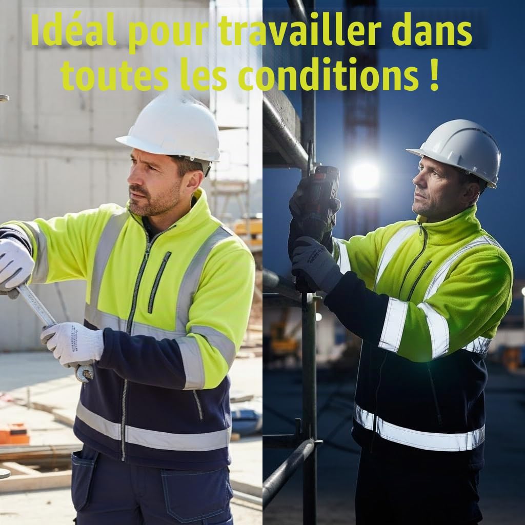 NEO Tools veste haute visibilité jaune taille L
