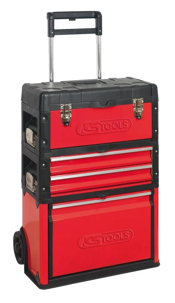 KS Tools 850.3477 servante atelier mobile 77 outils 2 tiroirs