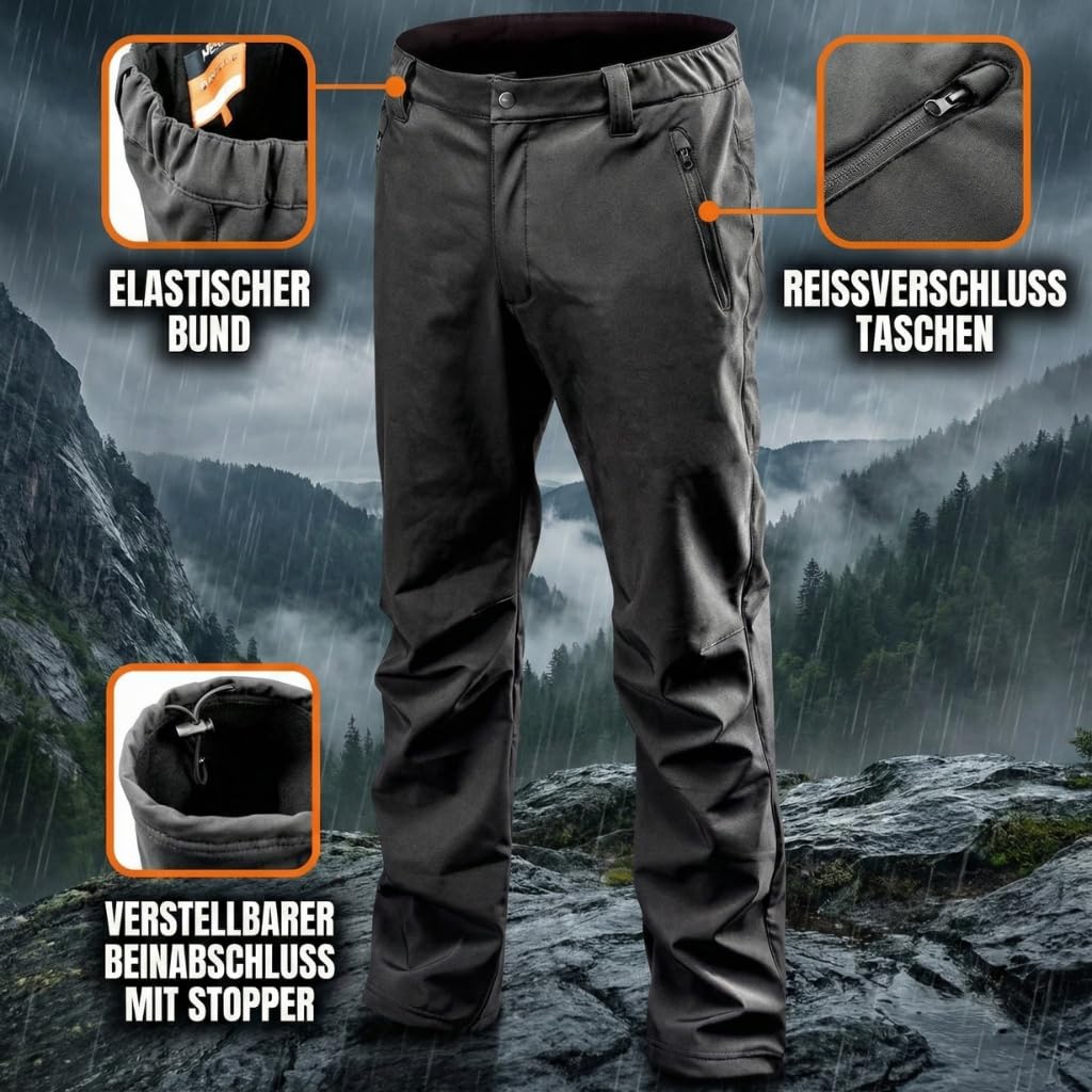 NEO Tools pantalon softshell noir hiver taille S