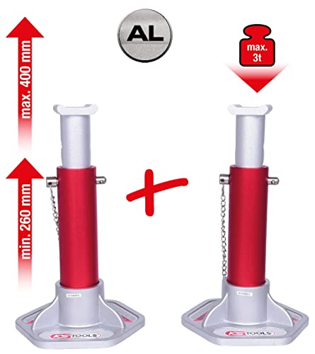 KS Tools 160.0315 jeu chandelles aluminium 3 tonnes