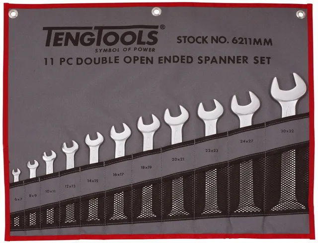 Teng Tools Jeu Clés à Fourches 11 Pièces Métriques