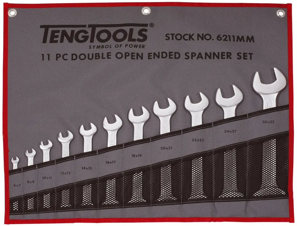 Teng Tools Jeu Clés à Fourches 11 Pièces Métriques