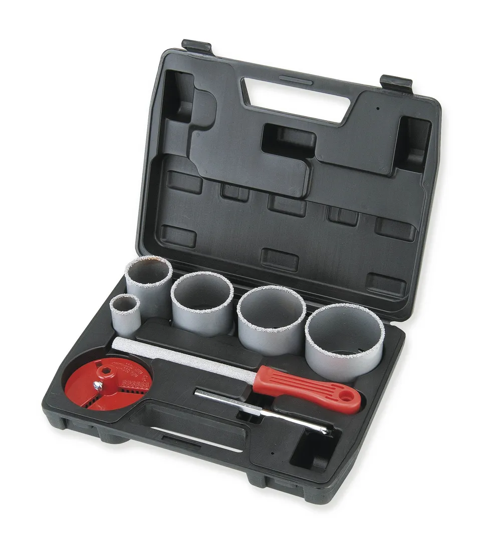 Mondelin coffret 5 scies trépans carbure 33 à 83 mm
