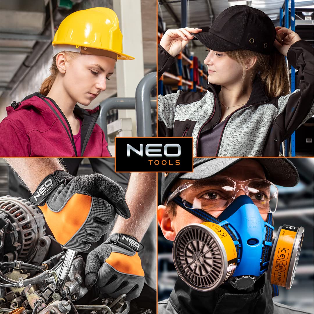 NEO Tools casquette de sécurité jaune haute visibilité