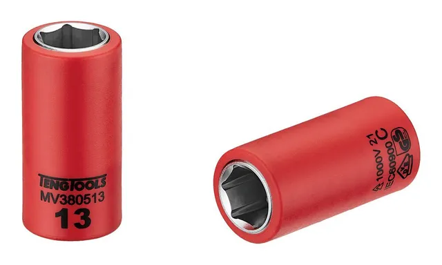 Teng Tools Douille isolée 3/8" 13 mm électricien