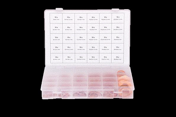 KS Tools 970.0140 assortiment joints cuivre 300 pièces