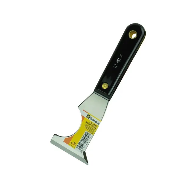 Mondelin Couteau multi-usages pliable acier plastique