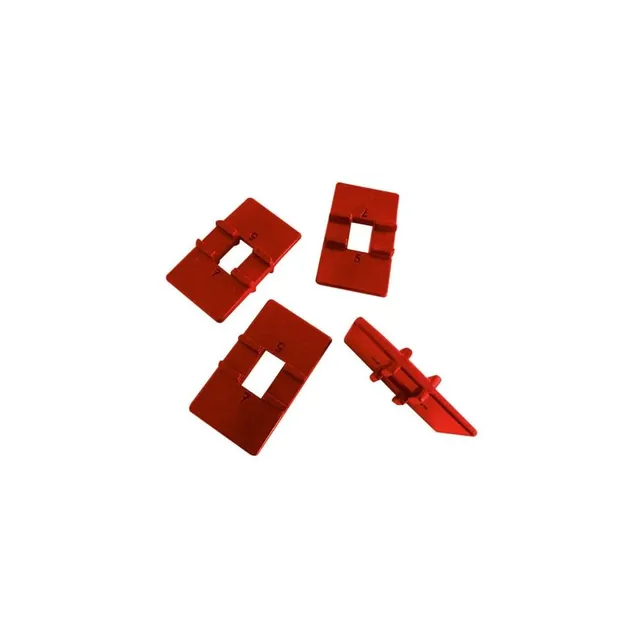 Mondelin Kit 4 Cales Réversibles 4/6 mm Rouge