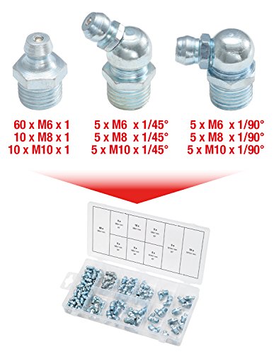 KS Tools 970.0030 assortiment graisseurs 110 pcs acier