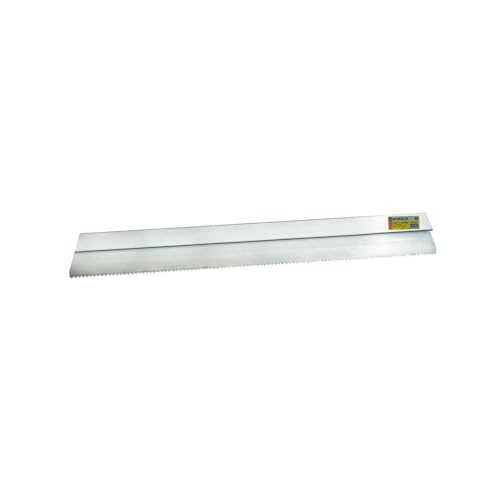 Mondelin règle crantée profil H alu 1 m lot de 2