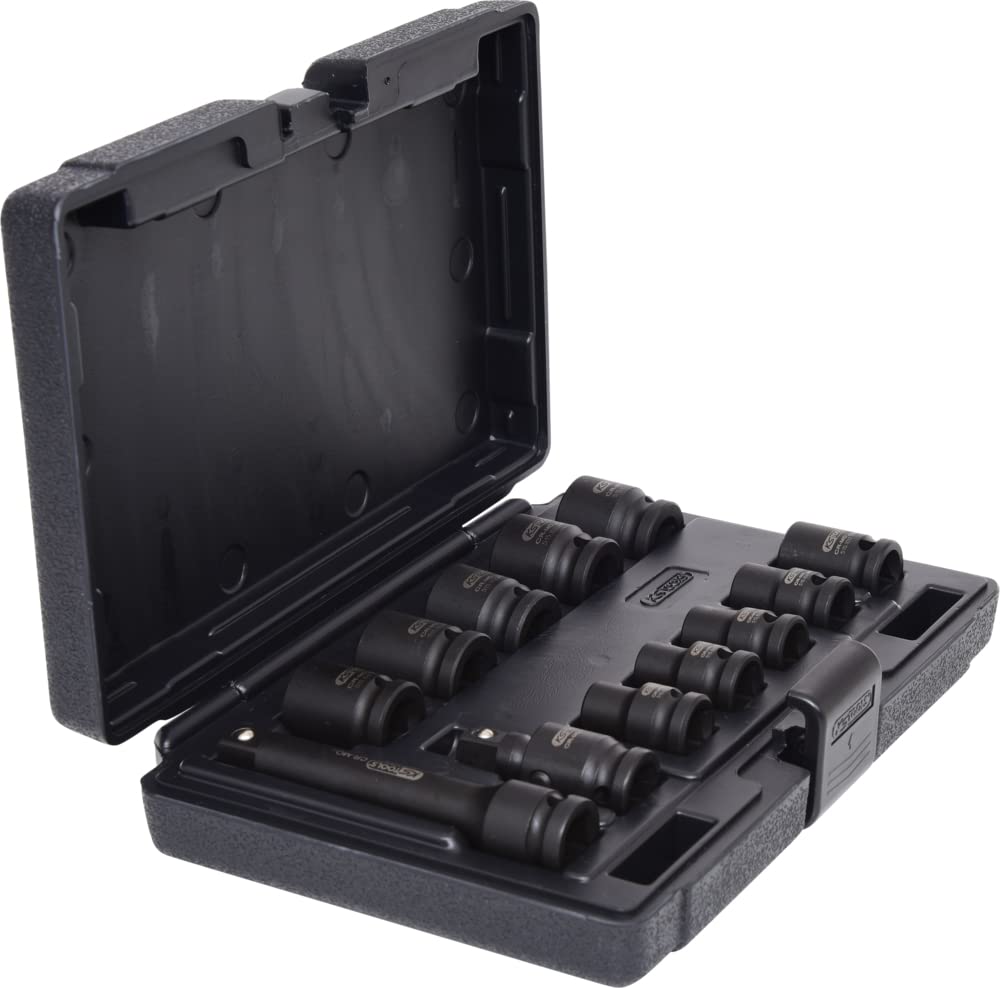 KS Tools 515.0112 Coffret douilles à choc 1/2" 12 pièces Cr-Mo