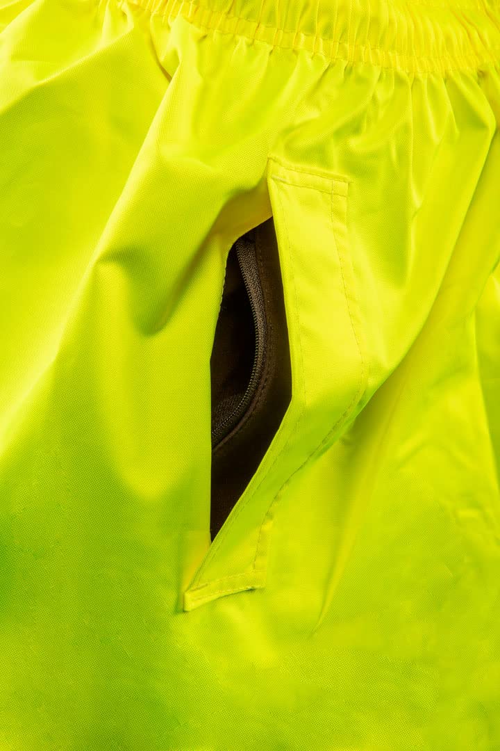 NEO TOOLS pantalon imperméable haute visibilité jaune fluo XL