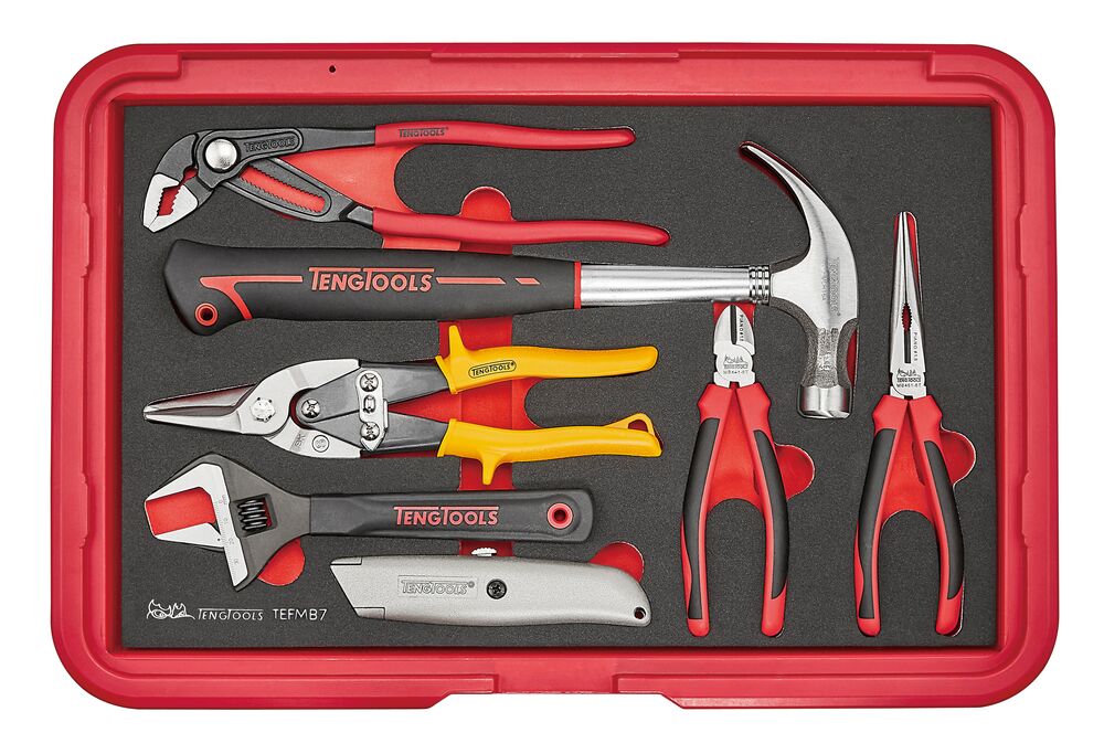 Teng Tools FOAM3 module mousse pinces marteaux 7 pcs
