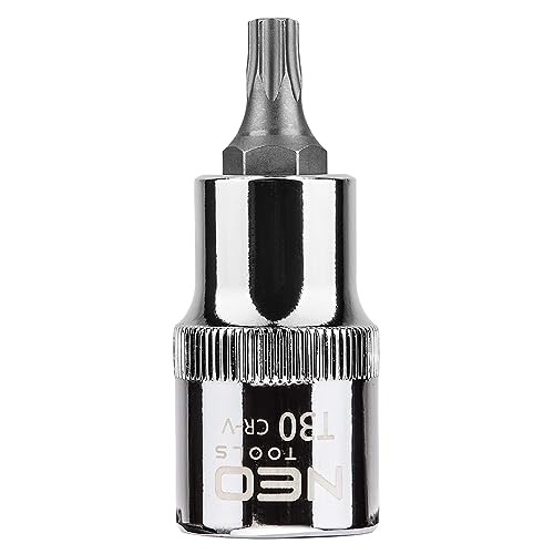 NEO TOOLS 08-753 douille embout Torx T30 1/2" 55 mm Cr-V