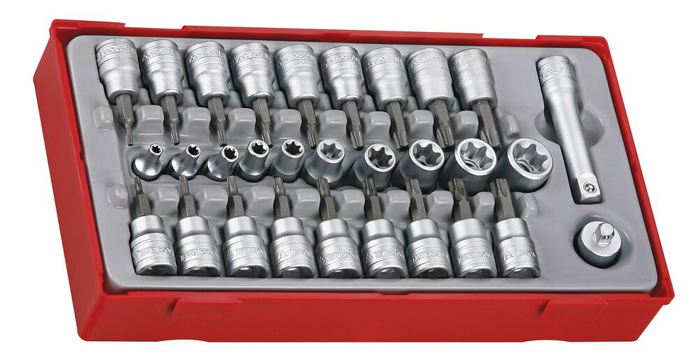 Teng Tools TT1 Coffret douilles Torx 3/8" 30 pièces