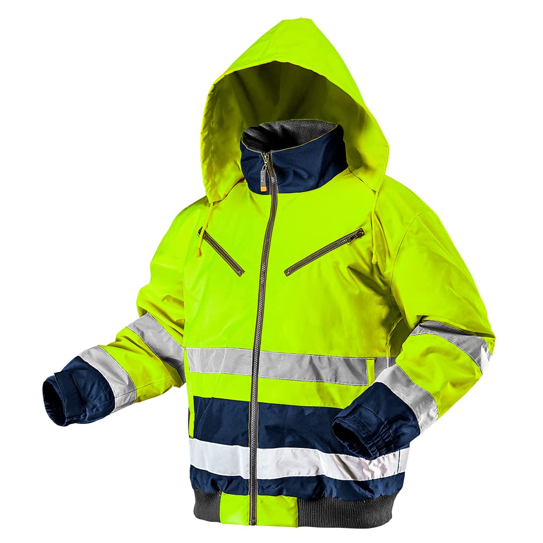 NEO TOOLS X veste travail jaune fluo chaude imperméable
