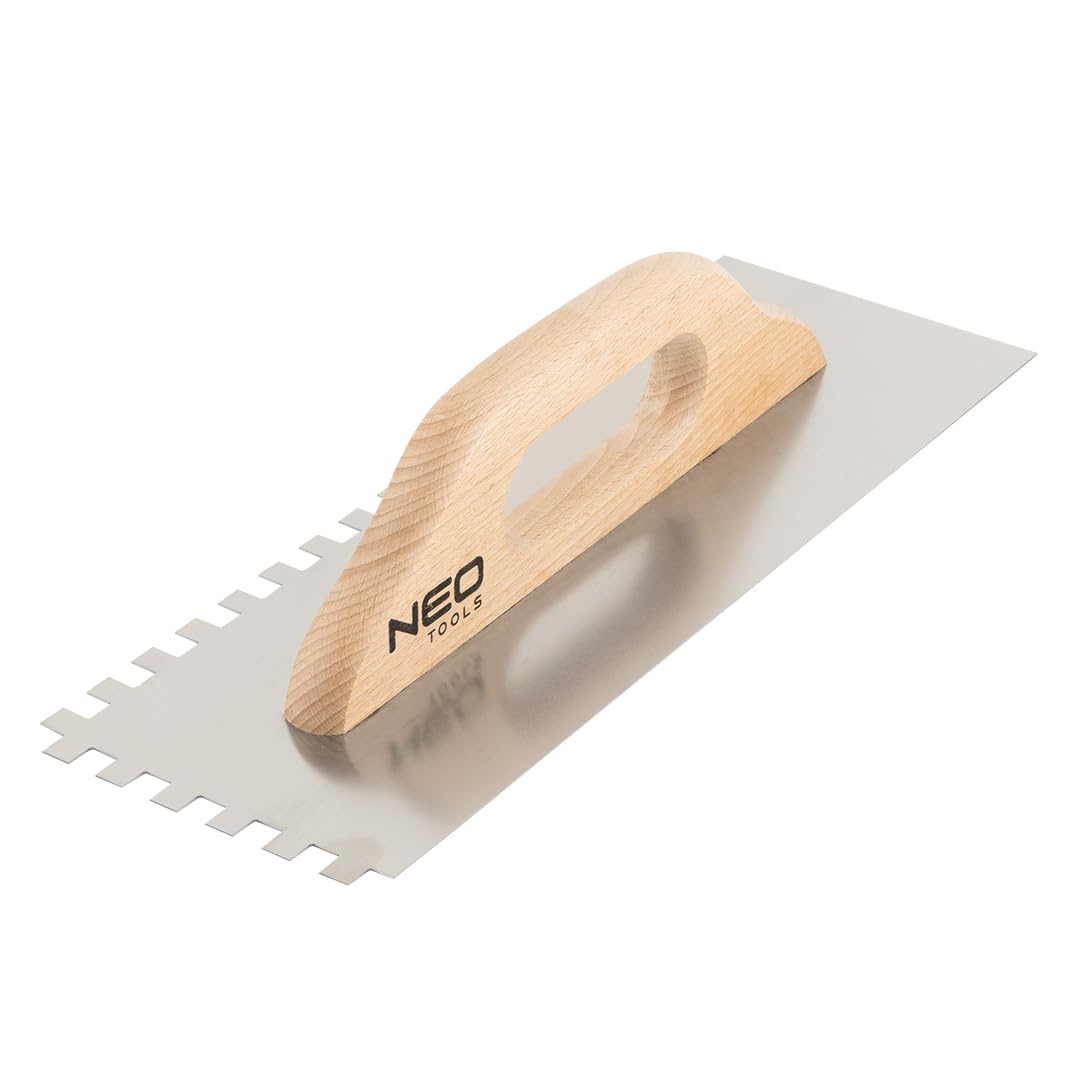 NEO TOOLS Truelle Dentelée 8x8x8 mm manche hêtre