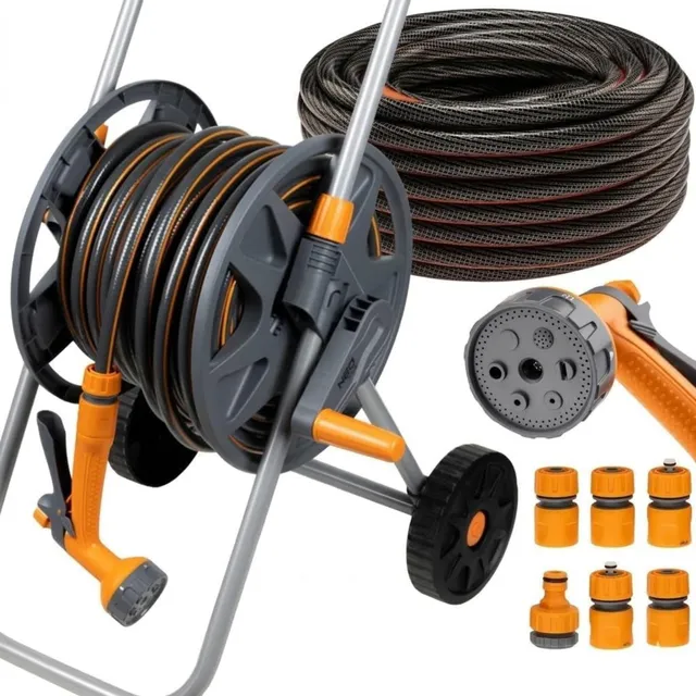 NEO TOOLS Kit irrigation mobile devidoir 30 m 6 jets
