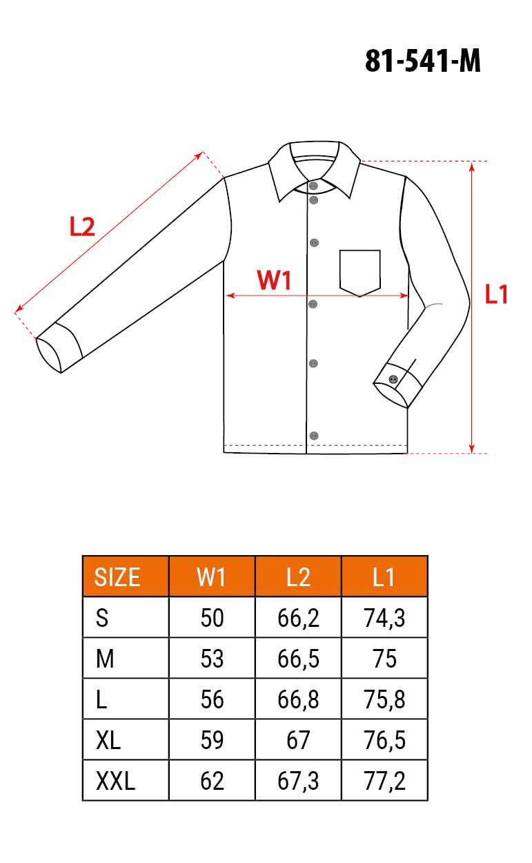 NEO TOOLS 81-541-M chemise travail bleue M