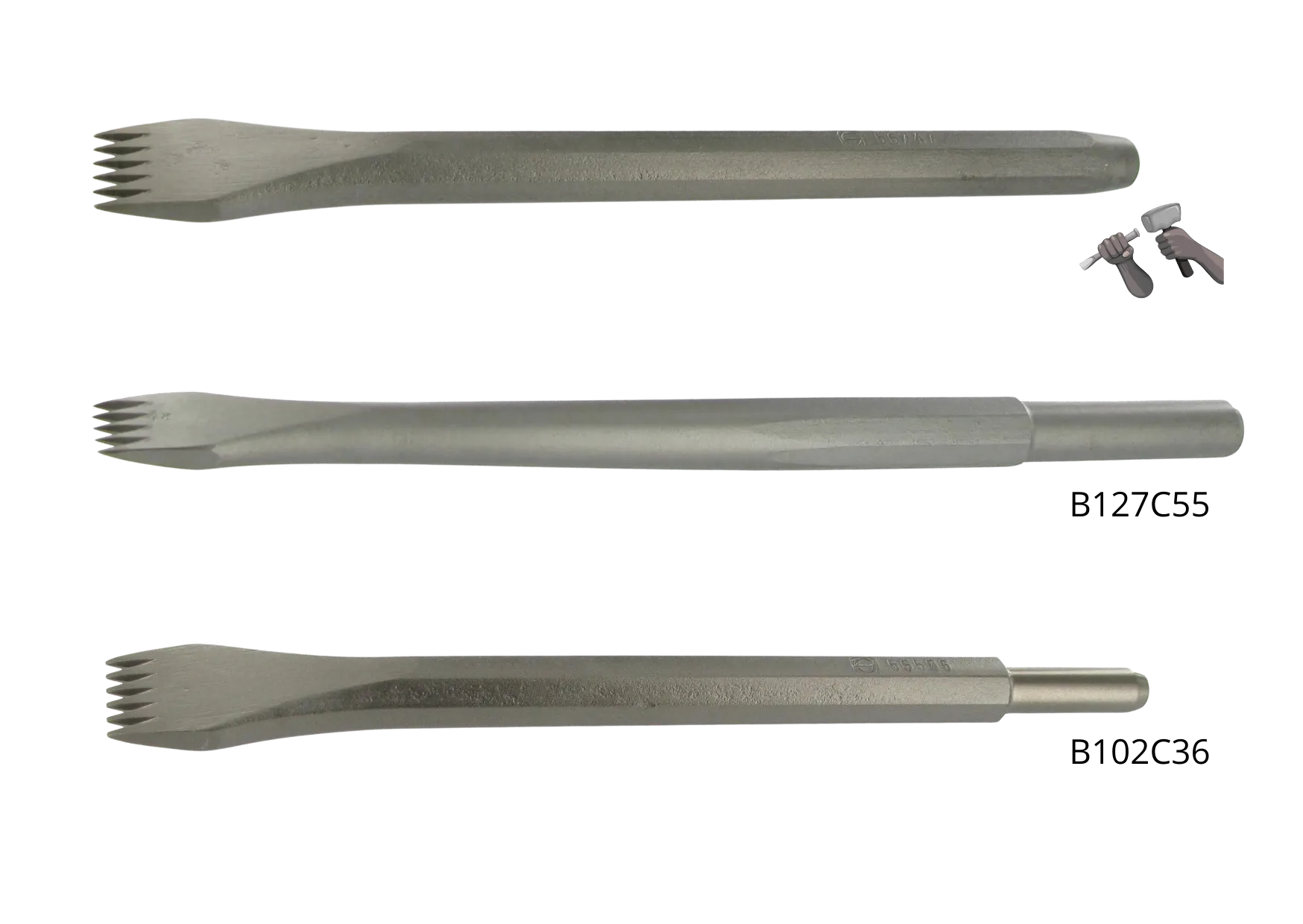 Guillet Gradine Grain d’Orge dents pointues sculpture
