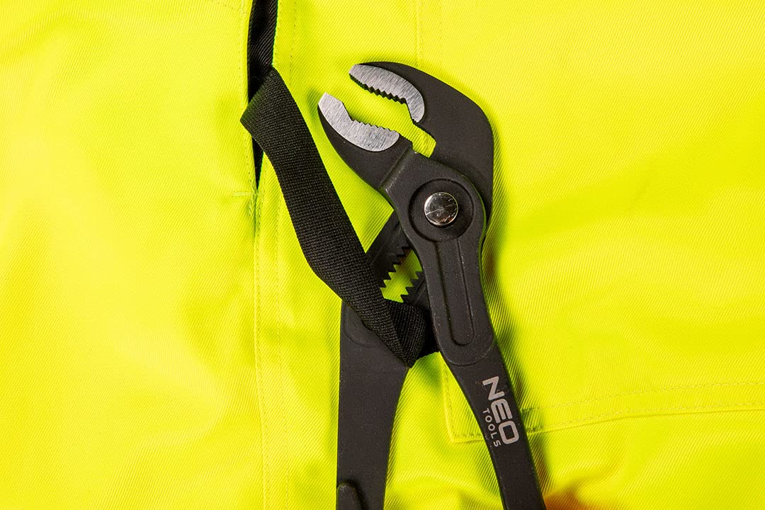 NEO TOOLS salopette haute visibilité jaune L classe 1