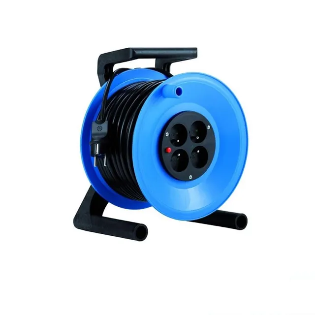 Mondelin enrouleur câble 25 m 4 prises 230 V chantier