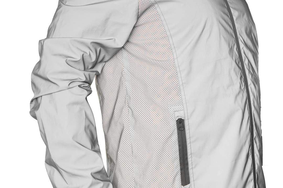 NEO TOOLS veste coupe-vent running réfléchissante XL capuche