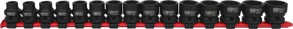 KS TOOLS 515.0055 jeu douilles à chocs courtes 1/2" 6 pans