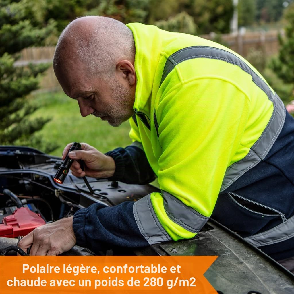 NEO Tools veste haute visibilité jaune taille L