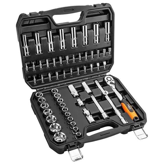 NEO TOOLS 08-663 coffret douilles 1/2 58 pièces CrV