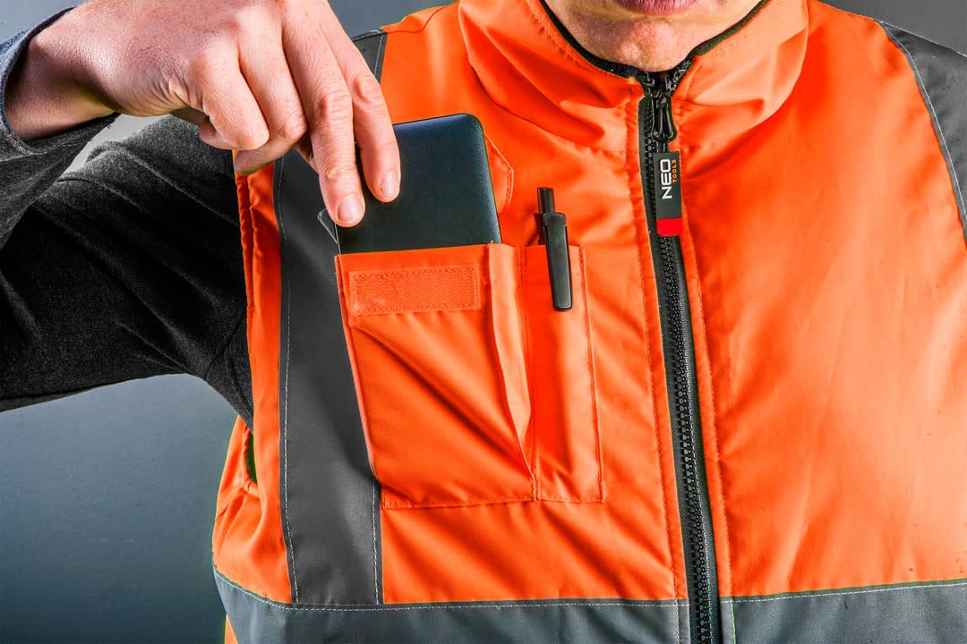 NEO Tools gilet sécurité 2 en 1 orange taille S