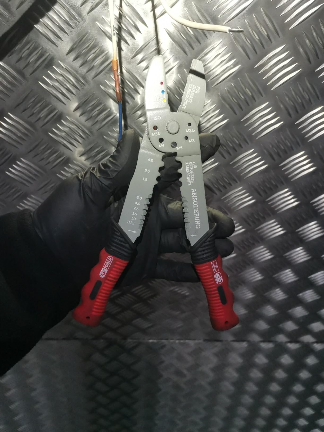 KS Tools 115.1231 pince à sertir cosses pré-isolées