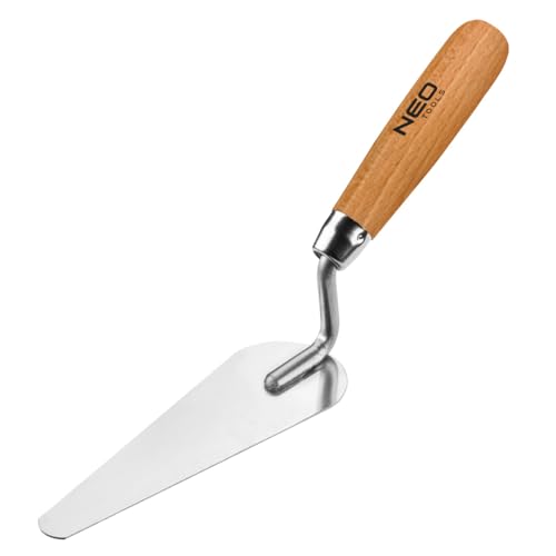 NEO TOOLS truelle langue de chat inox 165 mm manche bois
