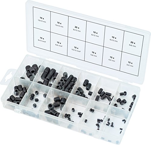 KS Tools 970.0400 assortiment vis sans tête 160 pcs acier