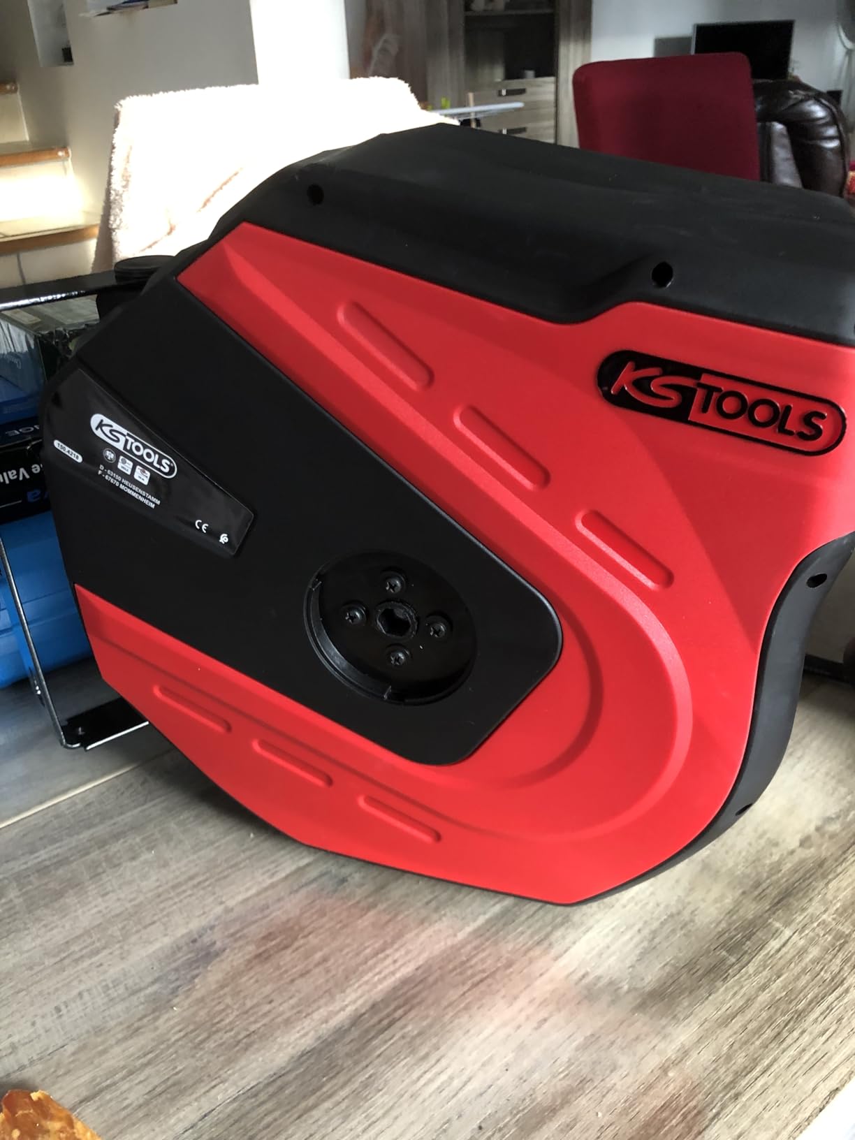 KS Tools 150.4218 enrouleur électrique mural 15 m rouge